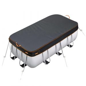 Neuradical 7x13FT BâChe De Piscine Ovale pour Piscines Hors Sol, Protection UV ExtéRieure, ImperméAble, RéSistante Aux IntempéRies Et à La PoussièRe -400x213x25cm (Neuradical-EU, neuf)