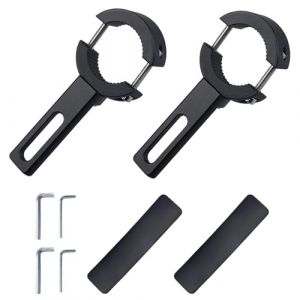 Suysion Support Phare Moto Universel 20&ndash;38 mm &ndash; Collier de Fourche et de Guidon pour Projecteur Additionnel et Feu Antibrouillard &ndash; Support de Lumi&egrave;re Moto R&eacute;glable Sans Per&ccedil;age (Yuanshida-Eu, neuf)