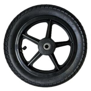 Roue arrière de fauteuil roulant de 30,5 cm, roue complète, roue de secours, pneu de vélo robuste 30,5 x 5,3 cm, polyvalent (1) (Nicer Shop, neuf)