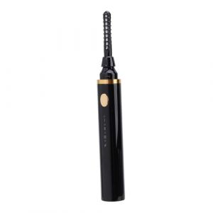Recourbe-cils Chauffant, Recourbe-cils électrique avec 3 Réglages de Température, Mini Recourbe-cils Chauffant Rechargeable Longue Durée pour Outil de Maquillage pour Femme (BLACK) (borijuer, neuf)
