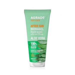 Après soleil Aloe vera, gel Hydratant texture invisible 200 ml - AGRADO (LTM SHOP, neuf)
