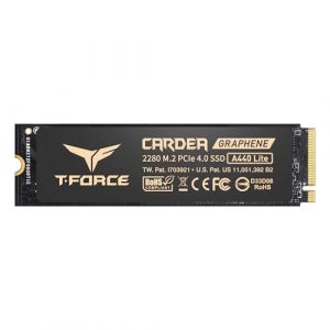 TEAMGROUP T-Force A440 Lite Dissipateur thermique graphène 3D NAND TLC NVMe Phison PS5027-E27T PCIe 4.0 Gen4x4 M.2 2280 Disque dur interne Fonctionne avec PS5 Lecture/écriture 7400/6400 Mo/s (Electropolis_Online, neuf)