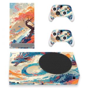 PlayVital Autocollant Protection pour Xbox Series S Sticker Manette Skin pour Xbox Series S Accessoires Console-Dragon Elysium (Game Skindecal Store, neuf)