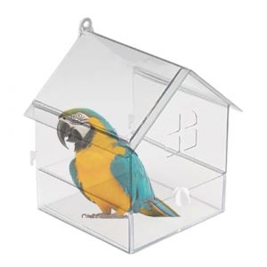 Baignoire d'oiseaux intérieure, Bain d'oiseaux pour la Cage | Bouchette de Douche d'ubigies Baigne d'oiseau avec tiroir - Grand Accessoire de Cage de Bol de Bobine pour Les tourtereaux et canari (mojita, neuf)