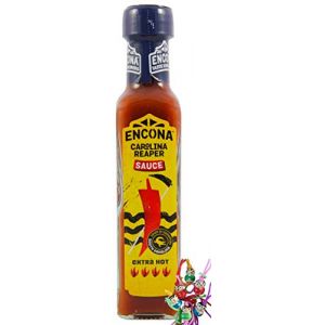 yoaxia &reg; Kit de marque &ndash; [142 ml] Sauce au piment Carolina Reaper / sauce piment piquante + un petit pendentif porte-bonheur gratuit (Trinovi, neuf)
