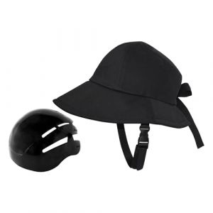 rockible Casque de v&eacute;lo pour Adultes, Tour de t&ecirc;te 22.8 &agrave; 23.6 Pouces, Casquette Moderne, Chapeau Seau de Surf pour Femmes Unisexes, v&eacute;lo, Noir (motokitio, neuf)