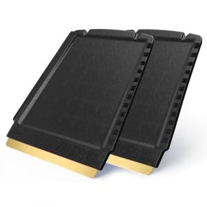 Grattoir pare Brise Voiture - rapide, facile et efficace - [ Lot de 2 ] Murska 4 en 1 Raclette pare Brise Voiture - lame en laiton - Premium HIPS Gratte pare Brise Voiture de Finlande Noir (Inter-Sale24de, neuf)