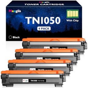 Meagiis TN1050 TN-1050 Cartouche de Toner Compatible pour Brother TN1050 TN 1050 Toner pour Brother HL-1110 HL-1112 HL-1210W HL-1212W DCP-1510 DCP-1512 DCP-1610W DCP-1612W MFC-1810 MFC-1910W (4 Noir) (Meagiis, neuf)