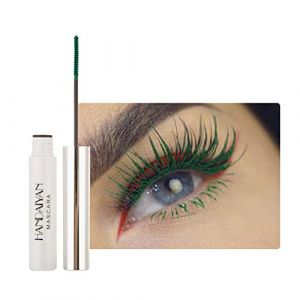 12 Colors Waterproof Mascara Non-Dizzy Long-Lasting Mascara Bleu Blanc Violet Vert Eyelash Eye Makeup (Qiaogeli, neuf)