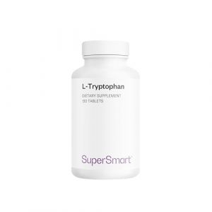 L-Tryptophane - Qualité du sommeil et Endormissement - Précurseur de la Sérotonine, de la Mélatonine, du 5-HTP et de la Niacine - Vegan - Sans Gluten - SuperSmart (Supersmart SA, neuf)
