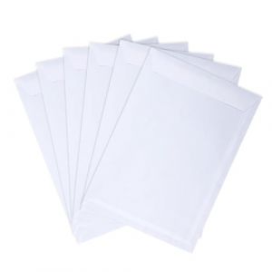 Emerson 20x enveloppes blanches DIN C4 229 x 324 mm 90 g grande enveloppe A4 sans fenêtre enveloppe autocollante maxi lettre A4 enveloppe blanche grande enveloppe C4 grande enveloppe (EMERSON SHOP, neuf)
