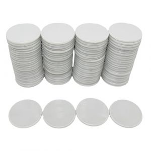 SmartDealsPro Lot de 100 25 mm/2,5 cm Plastique Opaque l'apprentissage par Les comptoirs jetons de Poker avec boîte de Rangement, Gris (SuperDealsPro(SmartDealsPro Official Store), neuf)