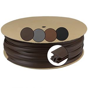 Montafox Ruban pour Joints de terrasse Bande d'étanchéité Joint d'étanchéité Largeur 7.5-10 mm/Longueur 100 m Marron Lames de terrasse Bois Composite Bois Pierre (BB Sport, neuf)