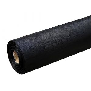 Timizi Maille Moustiquaire 1x1.5m, Garde Manger Grillagé Maille Fine Tulle Moustiquaire, pour Porte Rideaux Fenetres - Noir (Timizi‌, neuf)