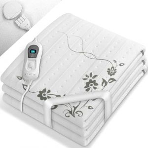 sinnlein Surmatelas Chauffant Électrique 150x80cm avec Arrêt Automatique | Couverture thermique | Chauffe-matelas réglable à 3 Niveaux de Températures (DWD-Company, neuf)