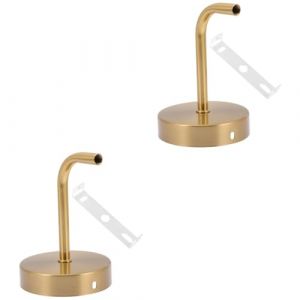 Uonlytech 2 Ensembles Accessoires pour appliques spot mural applique mural pied de lampe murale poteau de bricolage l&eacute;ger Support de lampe poteau d'&eacute;clairage mural M&eacute;nage lampadaire cintre (ThinkCreator, neuf)