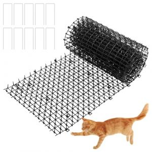1 Rouleaux 200 x 30 cm Tapis Anti-Chat avec Pointes Emp&ecirc;cher Les Animaux de S'approcher, Tapis Anti-Chat d'Epine Grille de Jardin Anti Chiens pour Les Jardins Int&eacute;rieurs et Ext&eacute;rieurs (YIMOMY, neuf)