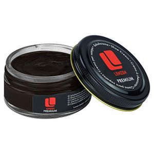 Lenzen Premium Cirage à Chaussures I Crème Nourrissante pour Cuir Lisse et Grainé (Noir) (Lenzen GmbH, neuf)