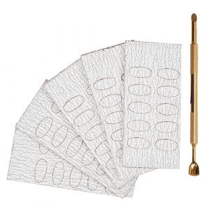 WRITWAA 1 Ensemble Push à Double Tête En Acier En Fer à Tête Suppression Manucure Terminé Dissolvant Pour La Peau Des Ongles Poussoir à Cuticules Professionnel Outil Pousse-ongles Métal (Saieli, neuf)