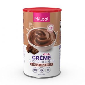 Cr&egrave;me Nutritionnelle Di&eacute;t&eacute;tique | Pot de 405g | Perte de Poids | Hyperprot&eacute;in&eacute;e et Hypocalorique | Laboratoire Milical (Chocolat) (Ma Sant&eacute;, neuf)