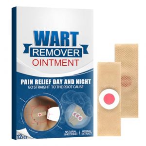 YUPZAR 12psc verrue Verrue Plantaire Homme et Femme Patch Acrochordons Traitement Efficace, Enlèvement des Grains de Beauté,Pansement cors au Pied, Pansement Verrue Plantaire (Olen Olesjame OÜ, neuf)