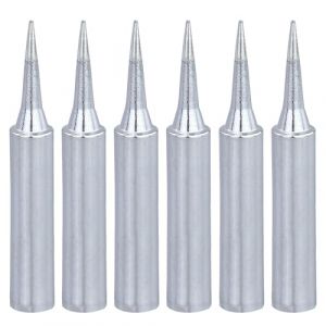 Lot de 6 pointes de fer à souder, pannes à souder, réacteur de panne à souder 900M-T-I, kit de pannes à souder de rechange, pour pistolet à souder, station de soudure, etc (JRSHIRLEY LTD, neuf)