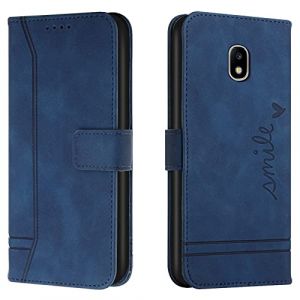 Lihondar Coque pour Samsung Galaxy J5 2017/J530, Etui Portefeuille Samsung J5 2017/J530, Protection Etui &agrave; Rabat Housse en Cuir PU avec Antichoc TPU [Magn&eacute;tique] pour Samsung J5 2017/J530 (Bleu) (LiHondar, neuf)
