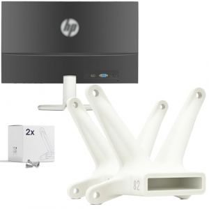 3IDEE Pack d'adaptateurs VESA Compatible avec moniteurs HP (22f, 24f, 27f,22ea, 22er, 24fw, 24fh, 24ea, 27es, 27ea, 27er, 27fh, 27fw et Plus) - kit de vis Inclus - 75x75mm - Pack Double (Blanc) (3idee, neuf)
