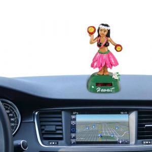 Générique Danseuse Hawaienne Voiture Qui Bouge, Danseuse Solaire Voiture?Décoration De Tableau De Bord, Créativité Figurine Hawaïenne Voiture (Yuyuxian, neuf)
