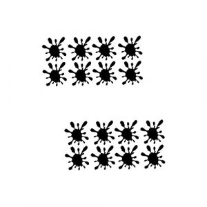 NIYANGLE 16 Pcs D'Eau Graphique Decal Autocollant De Voiture Decal De Voiture D&eacute;coratif Autocollant De Automobile D&eacute;coratif s Auto (Madonna Tied, neuf)