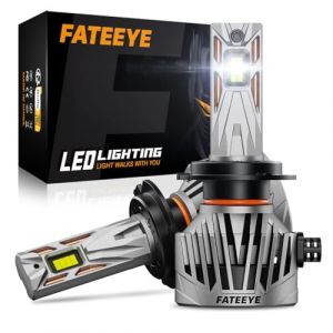 FateEye H7 LED 36000LM - Kit de phares H7 LED 130W 6500K Blanc Anti-Défaut Extrêmement Lumineux, pour Le Remplacement des Lampes Voiture Halogènes et au Xénon H7, Pack de 2 (jzlinhomeled, neuf)