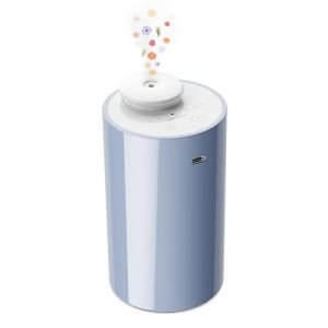 Airversa Diffuseur d'huiles essentielles sans Eau. N&eacute;buliseur &agrave; Batterie, Mini ar&ocirc;me - Machine. Aromath&eacute;rapie, 4 minuteurs, 3 Niveaux de Vapeur. pour la Maison, la Voiture, Le Bureau. AN6 Bleu (Show X, neuf)