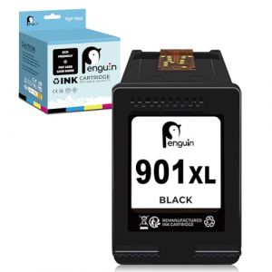 Penguin 901XL Remplacement pour Cartouche pour HP 901 XL Cartouche d'encre pour HP 910 XL (1 Noir) pour OfficeJet 4500 J4535 J4540 J4550 J4580 J4585 J4600 G510a, OfficeJet 4500 G510g G510n (Penguinink France, neuf)