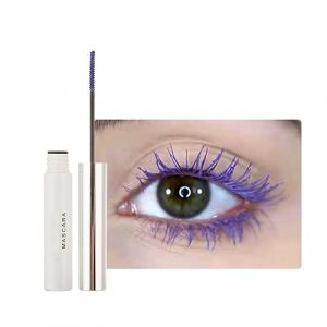 2pcs Imperm&eacute;able &agrave; L'eau Mascara Eyelash Primer, Mascara Cils Volumineux Extra Longs En Fibres Color&eacute;es, Charmant Mascara Longue Dur&eacute;e, Volume, Courbure (08# Violet) (Haoda Ltd, neuf)