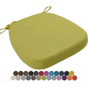 seokor Coussin de Chaise 40x38/43x40/43x42cm Coussins de Si&egrave;ge Amovible Lavable Galette de Chaise, pour Int&eacute;rieur et Ext&eacute;rieur, Bureau, Salle &agrave; Manger, Maison, Jardin(Color1,40x38x8cm) (amzgyc, neuf)