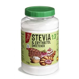 Castello since 1907 &Eacute;dulcorant Stevia + Erythritol 1:3 1 kg | 1g = 3g de Sucre | Substitut de Sucre au go&ucirc;t 100% Naturel - 0 Calories - 0 Indice Glyc&eacute;mique - Keto et Paleo - 0 Glucides (Castello since 1907, neuf)