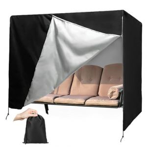 pour Housse Balancelle Jardin 3-4 Places,pour Housse de Balancelle 3 Places, Protection Solaire pour Balan&ccedil;oire de Jardin,220x145x170 cm,Tissu Oxford 420D,pour Balancelle de Jardin,Hamac (taoxin oz, neuf)