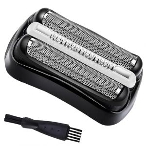 Grille Rasoir Serie 3 32B Pièce De Rechange Tete de Rasoir 32B Easyshave Grille Rasoir électrique Compatible avec les Rasoirs Braun Serie 3 300S / 301S Shaver Face Homme Clean and Renew (DELAIHUIL, neuf)