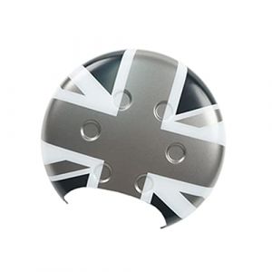 Le style UK MINI R50 R52 R53 coques de tachymètre, autocollant de tachymètre pour Mini Cooper One/S/JCW R50 R52 R53 2002–2006(Union Jack Gris) (UVCANY-EU, neuf)