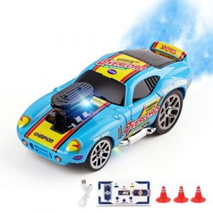 funnykid Mini Voiture RC 1:64 &ndash; Voiture Drift T&eacute;l&eacute;command&eacute;e en Alliage, 3 Vitesses, Port&eacute;e 30 m, Recharge USB Type-C, 2.4GHz, Jouet de Course avec C&ocirc;nes &ndash; Cadeau pour Enfants 6+ (WinSmart Market Kft., neuf)