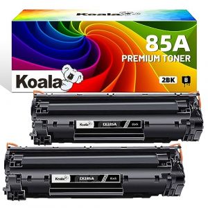 Koala Compatible Cartouche de Toner Replacement pour HP 85A CE285A pour HP LaserJet Pro P1102 P1102w P1106 P1005 P1006 M1132 M1212nf M1217nfw MFP Imprimante (Noir, 2 Pi&egrave;ce) (Lucky Suppliers, neuf)