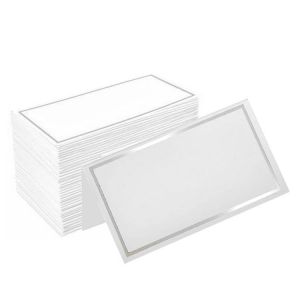 Cartes de Place, Marque Place Anniversaire, Marque-Places, 50 Pièces Cartes de Nom Table, Cartons de Placement Blanches, Carte de Noms Cartons de Placement, Vierges Papier Cartonné Cartes de Table (UP LII, neuf)