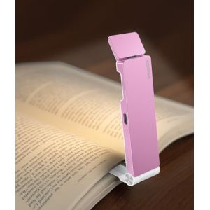 VTIGER lampe de table rechargeable pour la lecture au lit clip LED lampe de lecture réglable en 3 couleurs et 4 luminosité durable portable bookmark Light pour les fans de livres et les enfants (VTiger, neuf)