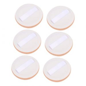 LALADEFIEE 6pièces Éponges à Maquillage Pour Fond De Teint Et Anti- Cosmétique Ronds Dual-usage Humides Et Secs Applicateur Pratique Pour Finition Naturelle (Yowanr, neuf)