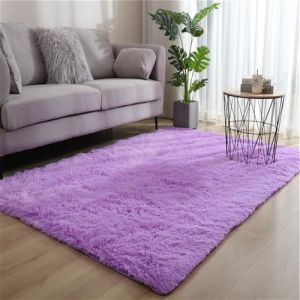 Tapis de Salon Chambre Adulte, Tapis Doux et Moelleux Chambre, Tapis Lavable en Machine, Antidérapant Tapis Chambre Adulte, pour Salon, Chambre à Coucher, Couloir, Descente de Lit(F,50 x 80 cm) (YangShePeng-shop, neuf)