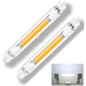 DafuDaGui LED R7S 78mm 15W Ampoule Dimmable - R7S LED Ampoule 15W &Eacute;quivalent 150W Halog&egrave;ne - 1500LM Blanc Froid 6000K - Lot de 2, Sans Scintillement 360&deg; (DaJiDaLi666, neuf)
