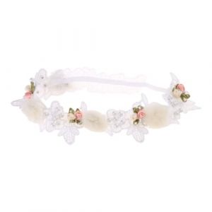 Trend Bandeau à cheveux pour bébé fille Fleur Ruban Bandeau Doux Respirant Bandeau élastique Ornements de cheveux pour séance photo (QINGKEJIANDI, neuf)