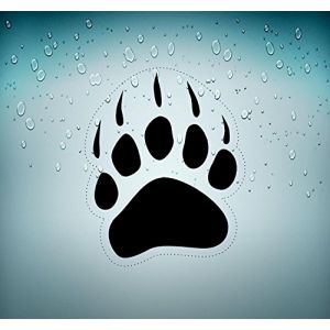 Akachafactory Autocollant Sticker Voiture Moto Tuning Patte Ours Panda Chien Chat r2 (Akachafactory, neuf)