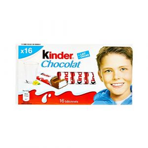 Kinder B&acirc;tonnets de Chocolat fourr&eacute;s au lait 200 g - Lot de 4 (Boutique VOLKIN, neuf)