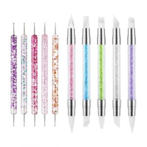 Stylo &agrave; sculpter en silicone &agrave; double pointe | Aide multifonction pour mod&eacute;lisation de voyage, maison, &eacute;cole ou travail (NeoChao, neuf)